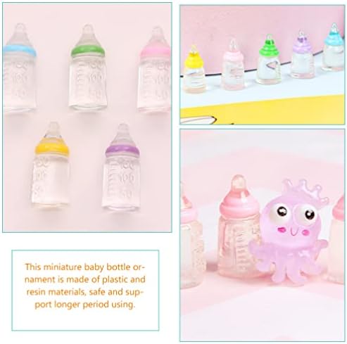 30buc miniatura Baby biberon baby shower favoruri Mini plastic Baby biberon bomboane sticla băiat fată nou-născut Baby botez