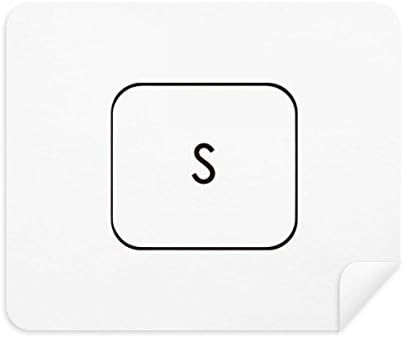 Tastatură simbol s pânză de curățare ecran Cleaner 2pcs piele de căprioară Fabric