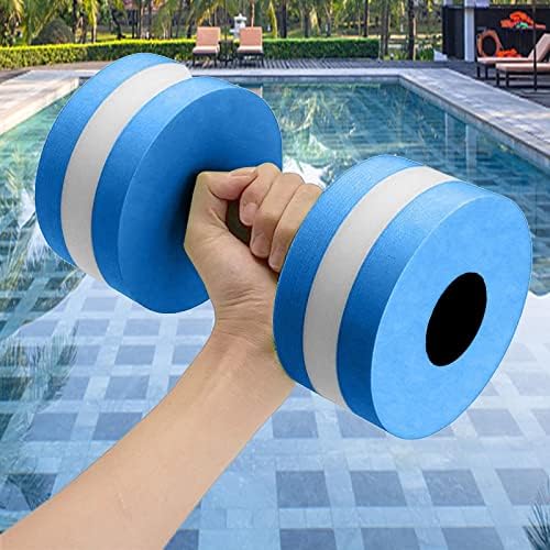 1 pereche Aqua Fitness Barbells EVA spuma Dumbbell sporturi de apă Fitness mână baruri piscină rezistență exercițiu Aerobic