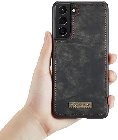 Wintming compatibil cu Samsung Galaxy S21 Plus Portofel caz cu suport pentru Card magnetic Detchable Flip piele capacul Stand