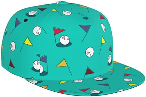 Fashion Golf Golf Snapback pălărie pentru bărbați și femei Sun Cap Hip Hop Cap Baseball Cap Flat Bill Brim Hat