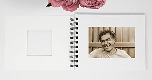 Memorial Photo Book in Loving Memory, 6 x7.5, 90 de pagini albe, cadou memorial pentru înmormântare, memorial cu album foto,