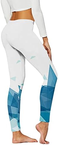 Miashui confortabil Postpartum Pantaloni femei Casual Sport strans Yoga colorate geometrice imprimare jambiere pachet de jambiere