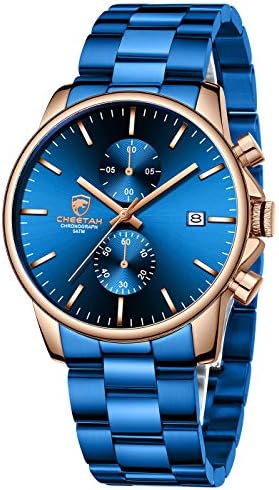 Aur oră moda afaceri Mens ceasuri cu oțel inoxidabil rezistent la apa Cronograf cuarț ceas pentru barbati, Auto Data