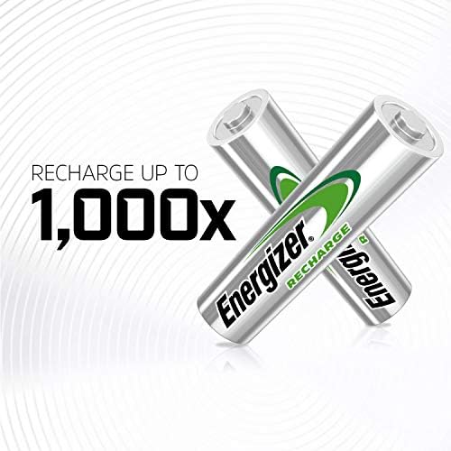 Energizer Baterii reîncărcabile AAA, reîncărcați bateria universală Triple A preîncărcată, 8 Număr & amp; Baterii reîncărcabile