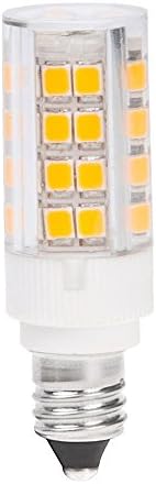 HERO-LED E11-51S-DW Mini Candelabre E11 Base T4 JD 120V LED bec de înlocuire cu Halogen, 3.5 W, echivalent 35W, Lumina zilei