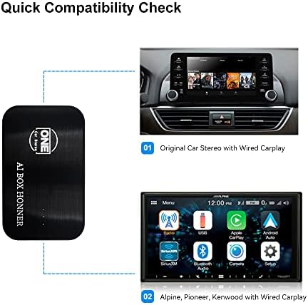 OneCarstereo CarPlay AI Box și Android Auto Wireless Adapter Dongle, The Magic Box Carplay Support YouTube Netflix Disney+,