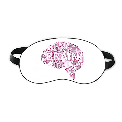 Brain Circuit Board Sleep Scut Scut Night Night Night Blindfold Shade Cover