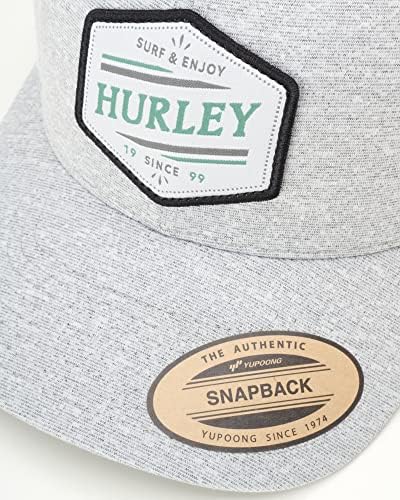 Capul bărbaților Hurley - 2nd Street Curved Brim Snap Back Back Trucker pălărie