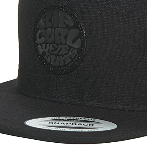 RIP CURL SNAPBACK CAPABIER CAP ~ Premium Wetty Midnight Black