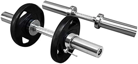 Fitness Barbell Barbell Solid de 20 de inci Gantere Set de două, pentru greutăți de antrenament pentru antrenament sportiv
