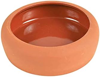 Trixie Ceramic Bowl cu janta rotunjită, 250 ml, teracotă