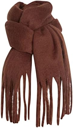 Femei eșarfă Femei Fall Eșarfă de iarnă Eșarfă clasică caldă moale moale cu pătură mare de șal eșarfă de tricotat manual pentru