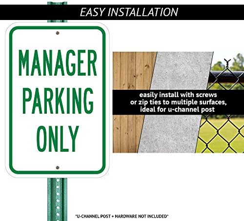 Parcare rezervată pentru clienți vehicule neautorizate remorcate | 18 x 24 Semn de parcare a rezistenței la rugină din aluminiu