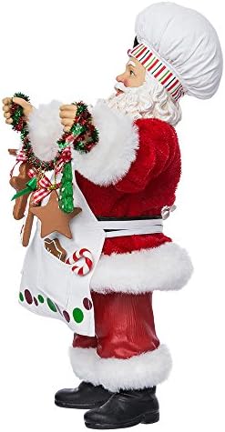 Kurt Adler Fabriche Christmas Chef Figurină Santa, 12 inci