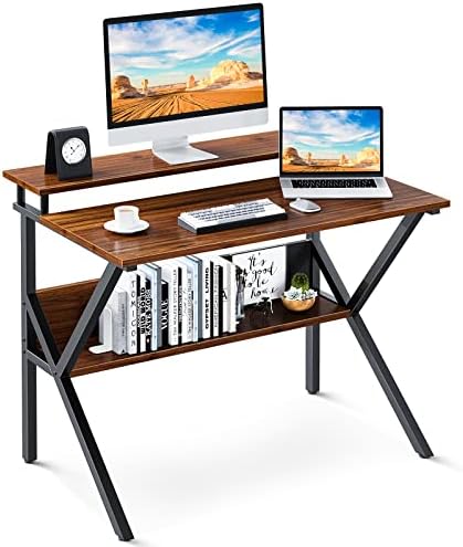 Birou mic ODK, birou mic pentru Computer de 27,5 inchi pentru spații mici, birou Compact cu depozitare, birou mic de studiu
