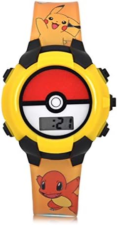 Accutime copii Pokemon Digital LCD cuarț ceas pentru copii mici, Băieți, Fete și adulți toate vârstele