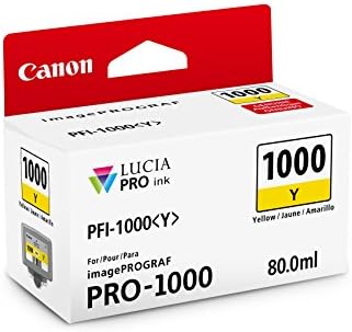 Canon 0549c002 Canonink Lucia Pro PFI-1000 rezervor individual de cerneală galben
