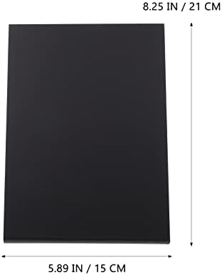Stobok 2pcs blackboard etichetă acasă cu consumabile mini șevalet nume meniu meniu din lemn, restaurant Numere negre, blat