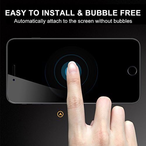 Protector de ecran de confidențialitate pentru iPhone 8 Plus / 7 Plus KINGBACK [Anti-spion] [Anti-zgârieturi] [compatibil 3D