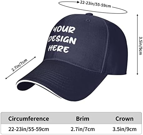 Pălărie personalizată cu logo -uri personalizate Personalizare pălărie de baseball personalizat