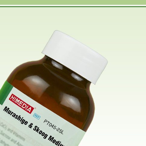 HiMedia PT045 - 25l Murashige și Skoog mediu cu CaCl2, vitamine, MES și fără zaharoză, Agar, 25 L