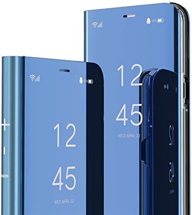 MEMAXELUS Flip caz pentru Samsung Galaxy S23 Ultra 5g, Galaxy S23 Ultra caz cu Kickstand machiaj oglindă Multi-funcție caz