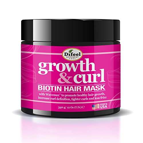 Mască de păr Difeel Growth and Curl Biotin 12 oz. - Masca de par pentru cresterea parului Cret