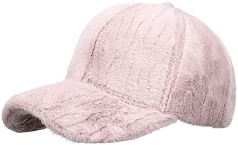 Șapcă de Baseball de iarnă pentru femei cald moale simplu lână Baseball Hat reglabil în aer liber Sport Sun Caps Femei Cadouri