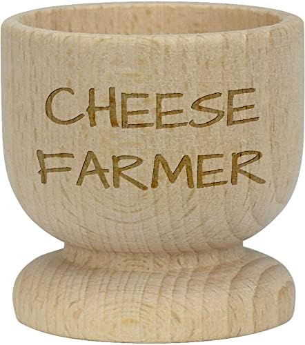 Cupa De Ouă Din Lemn' Cheese Farmer'