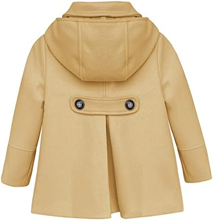 RRHSS pentru fete pentru fete pentru copii cu haină formală Copii pentru copii cu glugă jacheta din lână toamna de iarnă
