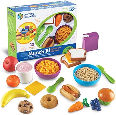 Resurse De Învățare Noi Germeni Munch It! Pretinde mâncare de joacă, dezvoltă joc imaginativ, joacă mâncare pentru copii mici,