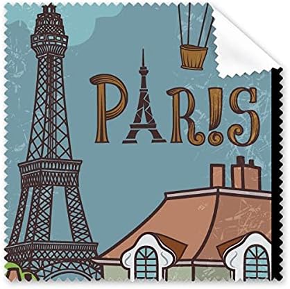 Paris foc Ballon Franța Turnul Eiffel curățare pânză telefon ecran Ochelari Cleaner 5pcs