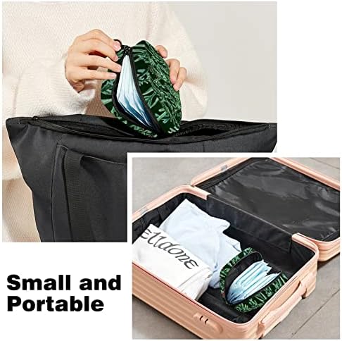 Frunze model sac de depozitare șervețel sanitar portabil perioada Kit sac Pad pungi pentru perioada Menstrual Cupa sac cu fermoar