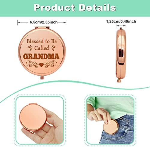 Bunica să fie cadouri cadouri anunțuri de sarcină pentru bunica oglindă de machiaj compact pentru noua bunică Bunica promovată