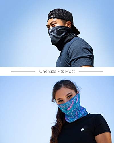 iHeartRaves Cool Neck Gaiter Mask pentru bărbați și femei-Balaclava cu acoperire completă a feței