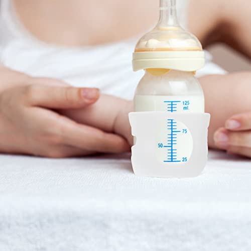 Doitool Biberoane biberon Silicon Baby Milk biberon Maneca: 2buc Nursing Bottle Cover Protector anti cădere biberon Maneca