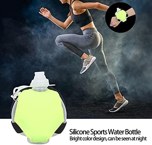 Sticlă de apă sportivă cu apă de apă purtabilă Silicon Silicon Portabil Sticla de apă Don de scurgere Sticle de apă de rulare
