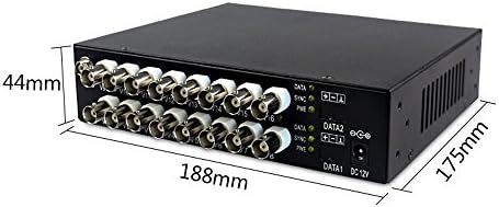 Convertoare optice Video Guantai HD 16 canale Video Over Fiber Optic Media Converters FC SingleMode Fibre 10km pentru 960p