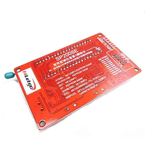 Hiletgo 51 Programator microcontroller SP200SE USB Suport pentru arzătoare AT89C52 24C02 93C46 300 Varietate de jetoane