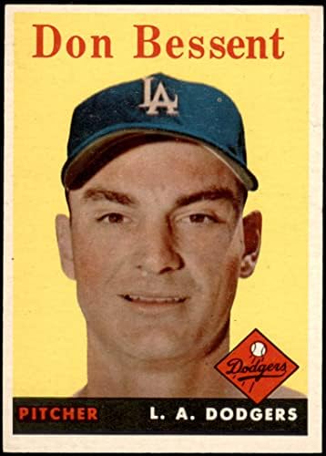 1958 Topps 401 Don Bessent Los Angeles Dodgers Ex/Mt Dodgers