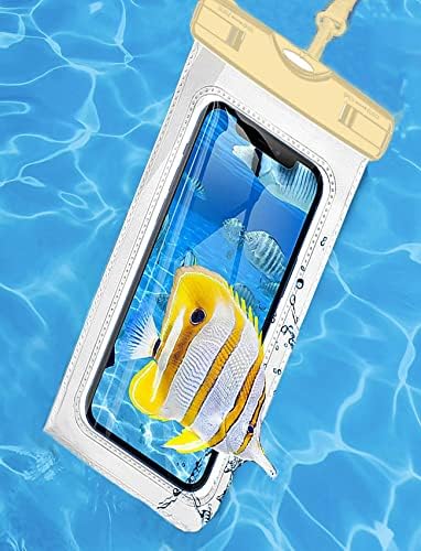 Husă universală impermeabilă pentru telefon, geantă uscată IPX8 impermeabilă, husă impermeabilă 2Pack pentru înotători scafandri