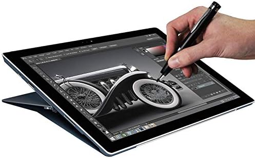 Broonel Silver Mini Fine Point Digital Stylus Pen compatibil cu Dell Inspiron 17 3000 | Dell Inspiron 17 3793 17,3 inch