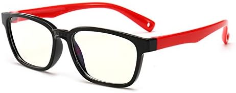 FunSpt Albastru Lumina blocarea ochelari pentru copii adolescenti baieti fete incasabil anti oboseala ochilor Non-baza de prescriptie