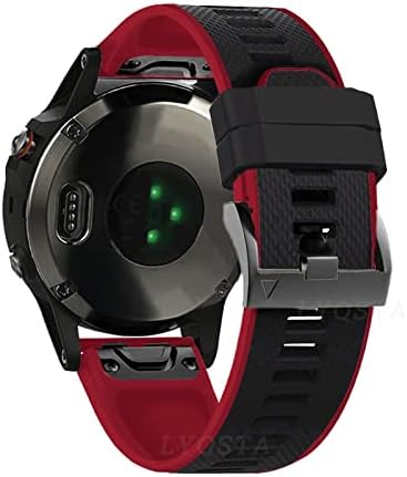 Kappde 26 22mm silicon cu versiune rapidă cu bandă de ceas pentru Garmin Fenix ​​6x 6 6s Pro 5x 5 Plus 3HR Enduro Smartwatch