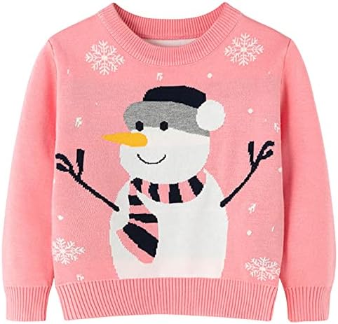Knemksplanet Ugly Christmas Pulover pentru copilul pentru copii pentru băieți pentru copii tricotând pulover pentru copii pulover