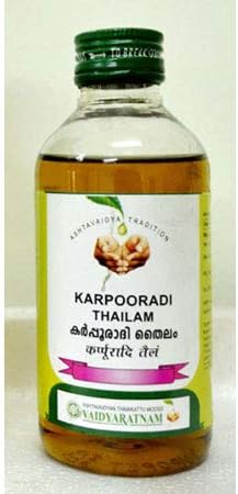 Vaidyaratnam Karpoora Thailandam 200 ml / produse ayurvedice / produse Ayurveda / produse Vaidyaratnam