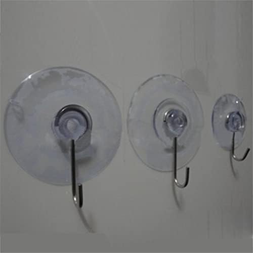 N/a 10pcs cârlige cupa de aspirație cârlige transparentă cârlige de supt haine haina pătură cheie metalică cârlig pentru baie