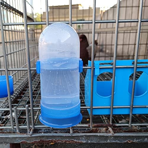 Alimentator automat de păsări porumbel apă și alimentator de păsări 2 buc dozator de alimente pentru papagali Budgie, Cockatiel,