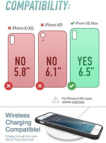 Smartish iPhone Xs Max portofel caz-portofel Slayer Vol. 2 [Suport de protecție subțire] suport pentru Card de Credit pentru